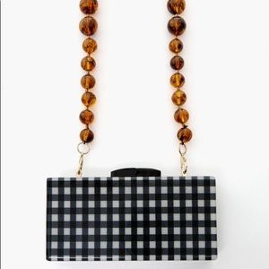 New Black Gingham Clutch from Tuckernuck